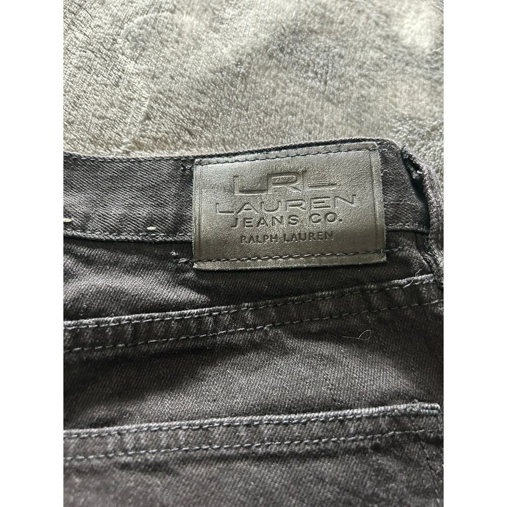 Lauren Ralph Lauren black denim boot cut jeans, Size 6 - Picture 3 of 10
